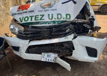 Route de Kindia : Ismaël Condé victime d’un accident et appelle à la prudence