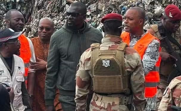 Dar-es-Salam : le président Doumbouya sur les lieux du drame, une semaine après l’éboulement